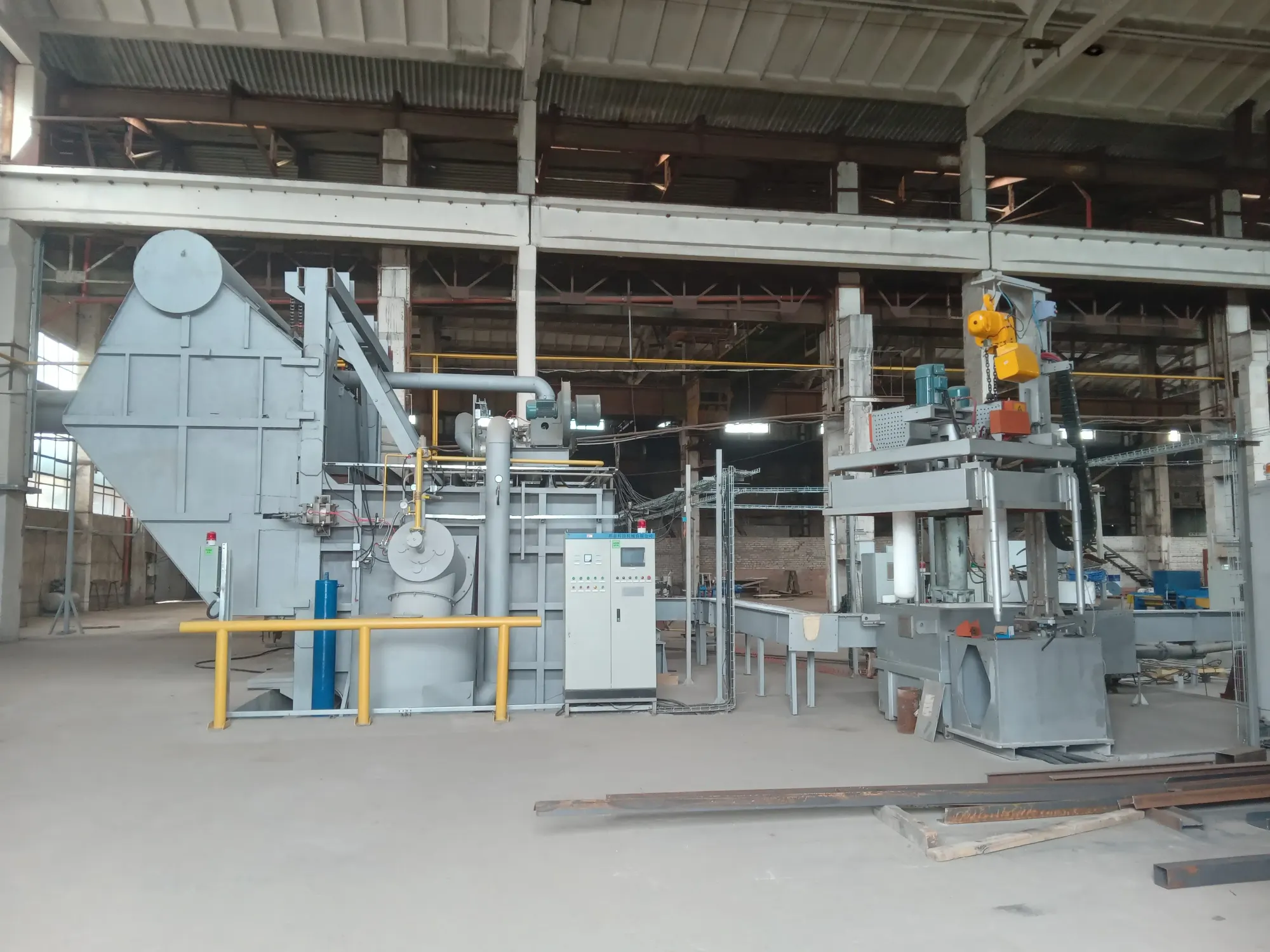Sistema de control de procesos para una planta de extrusión de lingotes de aluminio 1