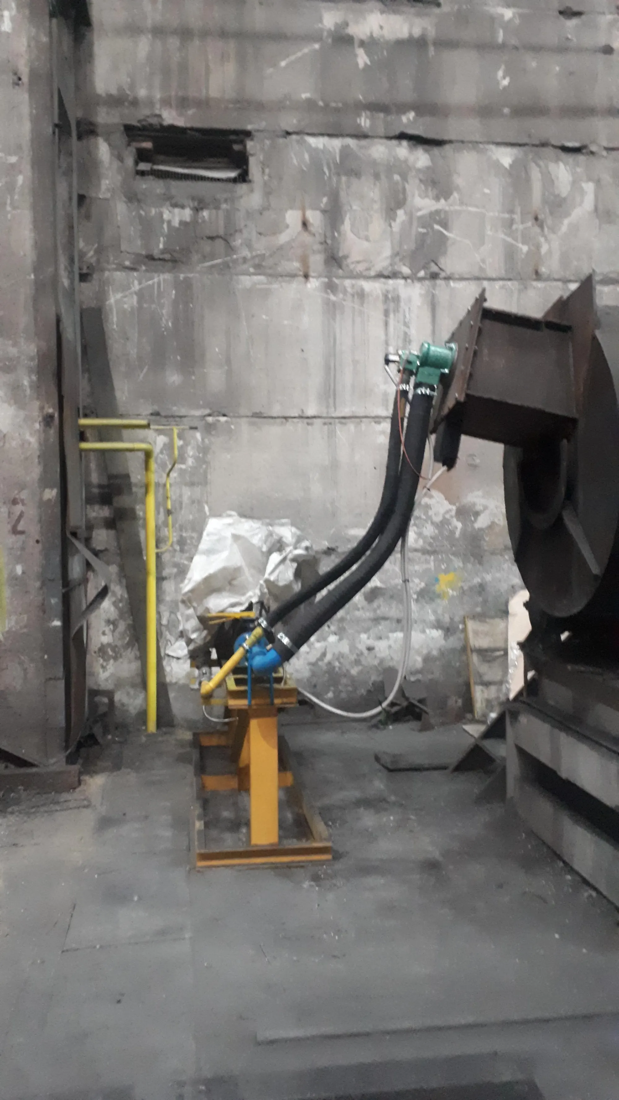 Instalación de un quemador de alta temperatura y su sistema de automatización 2