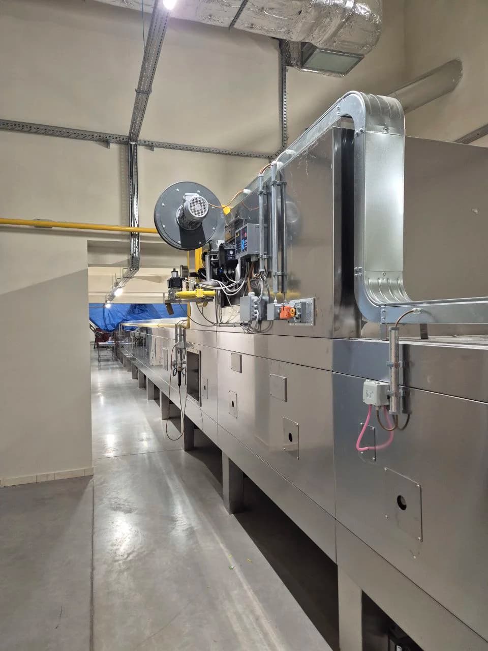 Puesta en marcha de la línea Laser con quemadores ESA 1