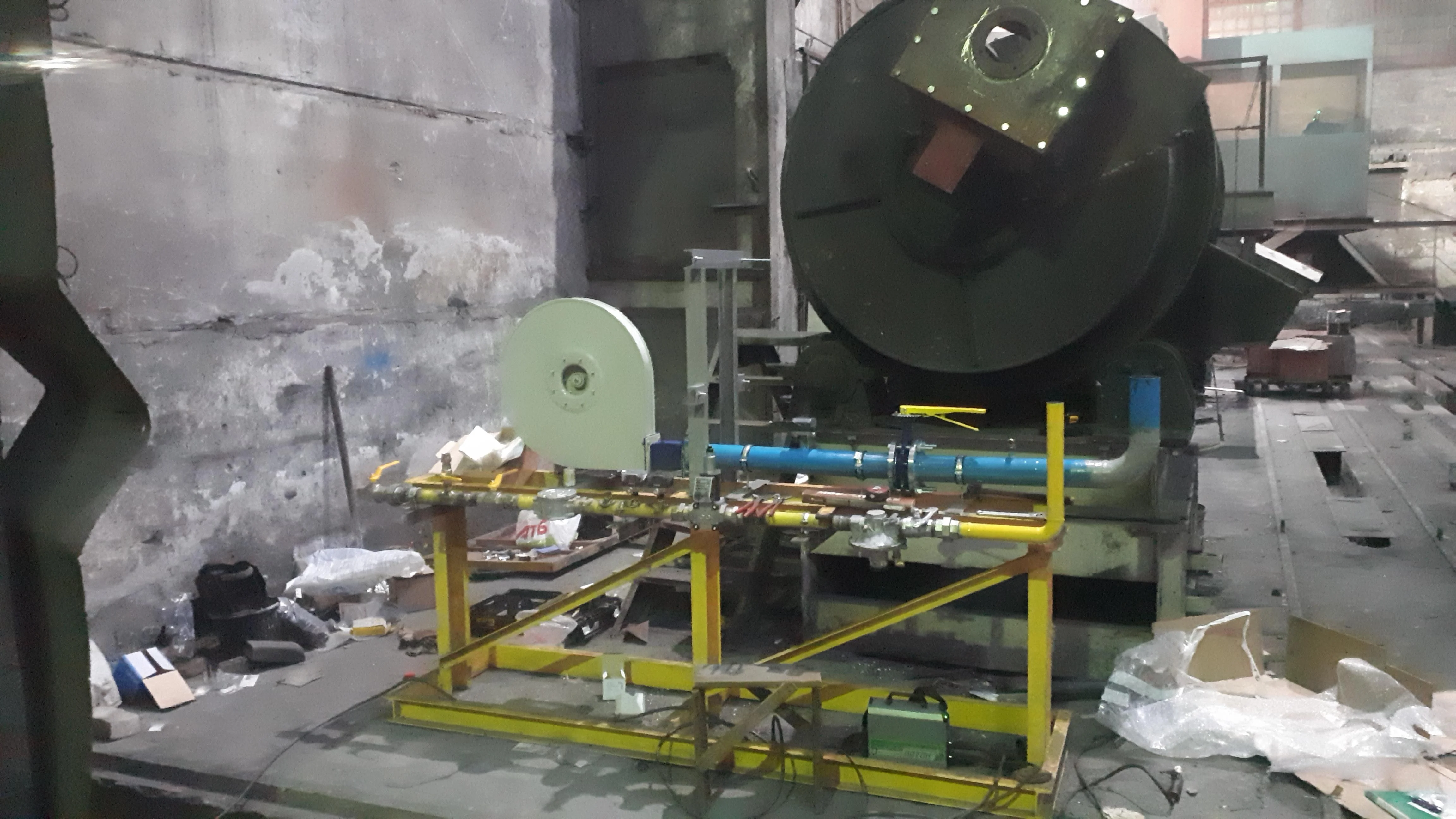 Монтаж високотемпературного пальника та системи автоматизації пальника 1